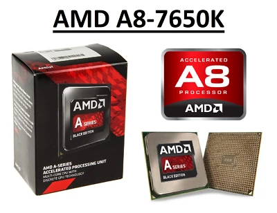 AMD A8-7650K Quad Core Processor 3.3-3.8GHz, Socket FM2+, 95W CPU - Image 1 of 4