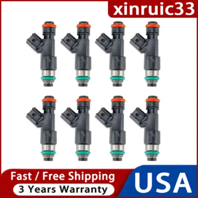 8 peças injetores de combustível adequados para Chevrolet Avalanche 5.3L V8 2006 2007 2008 2009 - Imagem 1 de 4