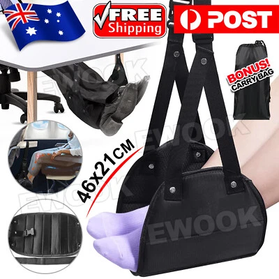 Travel Foot Rest Footrest Leg Pillow Airplane Flight Foam Cushion Sling Hammock - image 1 of 4