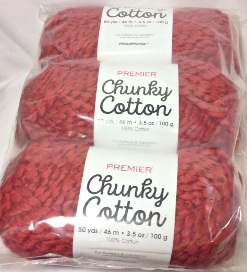 Premier Chunky Cotton Yarn 3 Pack “Terracotta” - Image 1 of 1