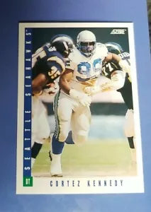 1993 Score Football #18 Cortez Kennedy - Seattle Seahawks - Picture 1 of 2