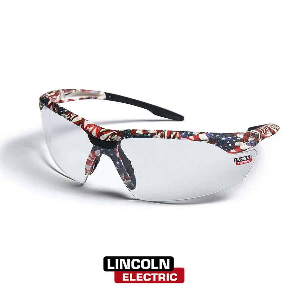 Gafas de seguridad transparentes antiniebla/arañazos originales Lincoln K4676-1 Axilux EE. UU. Foto 1 de 1