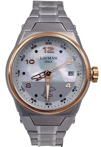 Orologio Locman Mare 558ACOW/498 39mm Wr100m Titanio/Acciaio Scontatissimo Nuovo - Foto 1 di 8