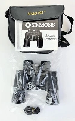Binoculars Euro Style 7 x 35 Waterproof Black Case & Carrying Strap Simmons - Image 1 of 4