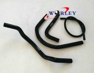 For Yamaha Banshee 350 YFZ350 1987-2006 Reinforced Silicone Radiator Hose Black - Picture 1 of 10