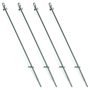 4 x Nitehawk Telescopic Hunting Hide Poles For Pigeon Shooting/Hunting 1.1m–1.9m - Picture 1 of 8