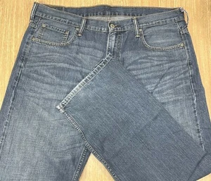 Jeans Levi's 569 LOOSE STRAIGHT 36x30 blu medio invecchiato *XLNT EUC* 051121 - Foto 1 di 2