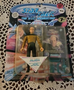 Star Trek: TNG Lieutenante Barclay Action Figure 1994 Autograph Dwight Schultz - Picture 1 of 3