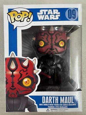 Darth Maul 09 ~ Star Wars: Episódio I — A Ameaça Fantasma ~ Vinil Funko Pop - Imagem 1 de 4