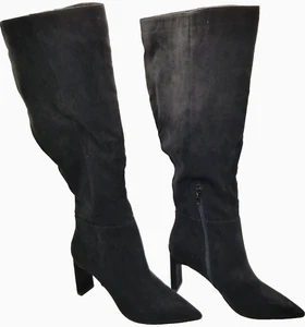 Melrose And Market Womens Harper Black Heel Knee High Boots Size 7.5 M - Picture 1 of 7