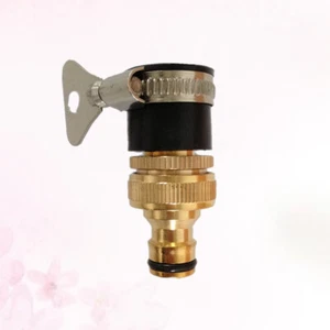 1/2 & 3/4 Inch Brass Faucet Adapter Washing Machine Hose Fittings Kitchen - Imagen 1 de 11