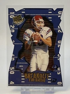 2000 Presseausweis Breakout Football Karte #BO 15 Tim Rattay Louisiana Tech gestanzt - Bild 1 von 2