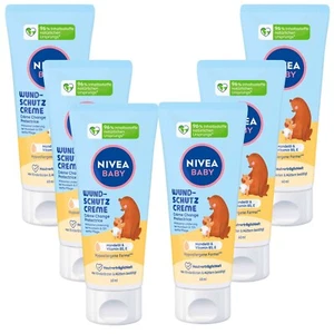 6x 60ml Nivea Baby Wundschutzcreme Linderung bei Wundsein 12h sanfte Pflege - Bild 1 von 8