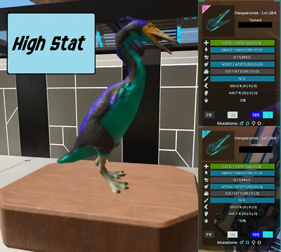 Arche Survival Ascended Hesperornis High Stat Eier PC/XBOX/PS5