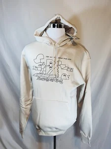Suéter con capucha ADIDAS para hombre Pacho Macho RARO patineta marfil NUEVO talla grande - Imagen 1 de 6