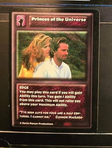 Highlander/ CCG/ Promo/ Card/ Princes of the Universe/ TCG - Picture 1 of 2