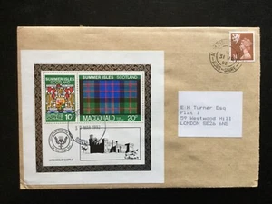 GB 1992 SUMMER ISLES Clan MacDonald M/S  FDC featuring  Dunvegan Castle (PSE687) - Picture 1 of 1
