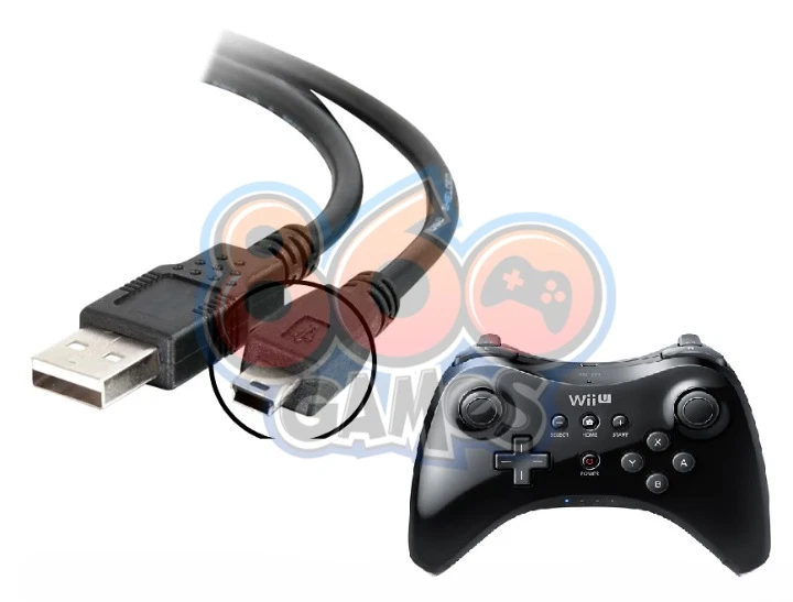 Nintendo Wii U Pro Controller USB Charging Cable - Image 1 of 1