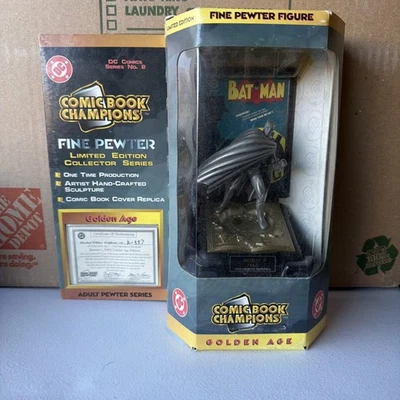 Figura Original Peltre Fino 1978 “The Joker” Campeones de Comic Book de la Edad de Plata de DC  Foto 1 de 2