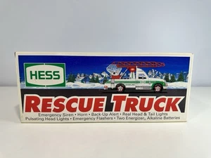 Vintage 1994 HESS Rescue Truck Emergency Pickup Truck Vehicle Collectible NEW - Picture 1 of 5