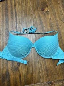 Women’s Ron Jon XL Bakini Top Aqua Color - Picture 1 of 6
