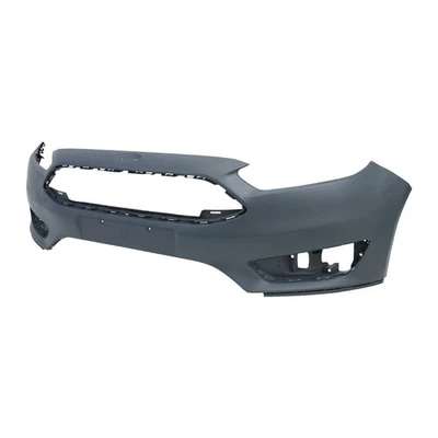 Front Bumper Cover Primed FO1000705 Gray For 2015 2016 2017 2018 Ford Focus - Image 1 of 4