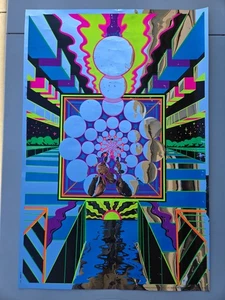 Póster de personalidad vintage 1971 "Walotsky" Mylar arte pop psicodélico 36x24 - Imagen 1 de 9