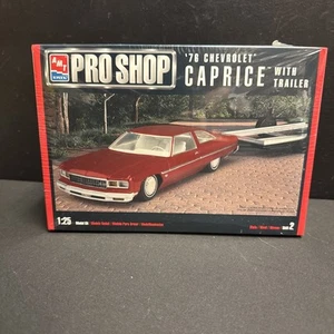 AMT ERTL PRO SHOP '76 CHEVROLET CAPRICE TRAILER 1:25 MODEL KIT FACTORY SEALED 99 - Picture 1 of 11