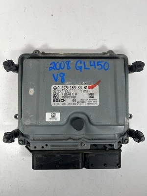 OEM 2008 MERCEDES-BENZ GL450 ENGINE ECU ECM A2731536391 — 第 1/2 张图片