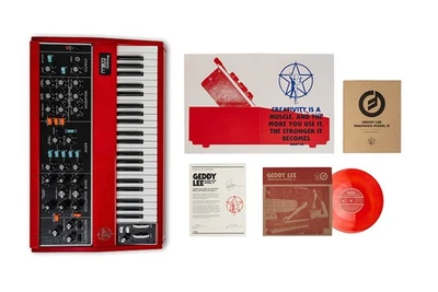 Moog Music Geddy Lee MiniMoog Modelo D + Certificado de Autenticidad Firmado + Vinilo Edición Limitada Foto 1 de 4