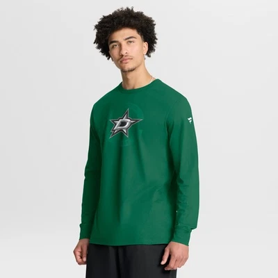 Men's Fanatics Kelly Green Dallas Stars Authentic Pro Property Of Practice Long - Image 1 of 4
