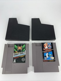 Donkey Kong 3 Arcade Classics Series & Mario Duck Hunt Nes Lot Cleaned & Tested