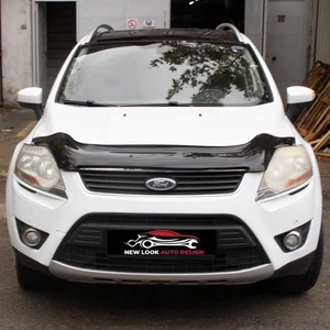 Black bonnet guard protector for Ford Kuga MK1 2008-2012 - Picture 1 of 5