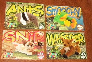Four 1999 Ty Beanie Babies Artist Proof Cards - Picture 1 of 2