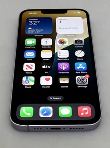 APPLE IPHONE 14 128GB SMART PHONE PURPLE UNLOCKED WORK PERFECT GRADE C BARGAIN - Zdjęcie 1 z 18