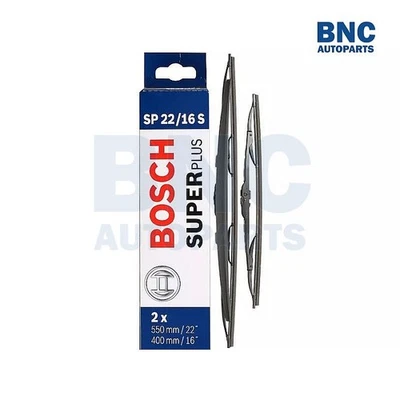 Juego de cuchillas limpiaparabrisas delantero Bosch Superplus para Subaru Impreza - 2000-2018 Foto 1 de 4