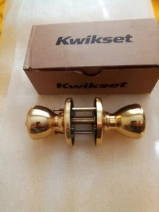 Kwikset Entry Lock Polished Brass 94002-848 Keyed(k3) - Picture 1 of 2