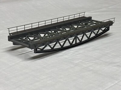 JK-MODELLBAU Fischbauchbrücke eingleisig / Brücke / H0 / 3D Druck / Lasercut