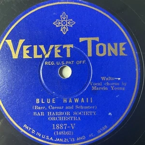 10" 78 RPM-Lou Gold-Blue Waters/Bar Harbor Society-Blue Hawaii/Velvet Tone1887-V - Picture 1 of 4