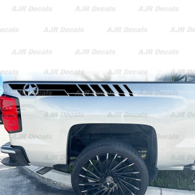Calcomanías de cabecera Chevrolet Colorado Army Star para calcomanías Chevy (2 piezas)  Foto 1 de 4