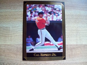 CAL RIPKEN JR. BALTIMORE ORIOLES 1992 INVESTOR'S JOURNAL MLB CARD #96 BLACK GOLD