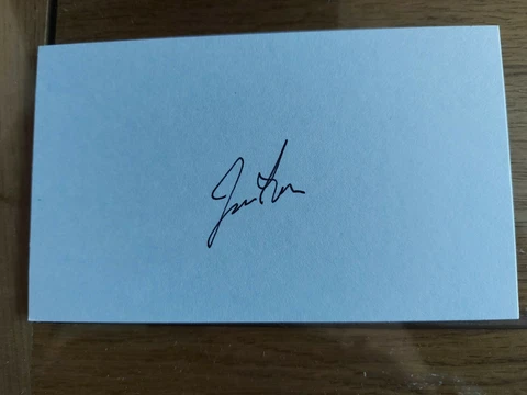 Apollo 15 James Irwin Eighth Man To Walk On The Moon Signed Index Card Cover