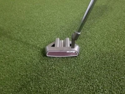 RARE Rife Two Bar Plumbers Neck Pink Mallet Putter.  - Image 1 of 4