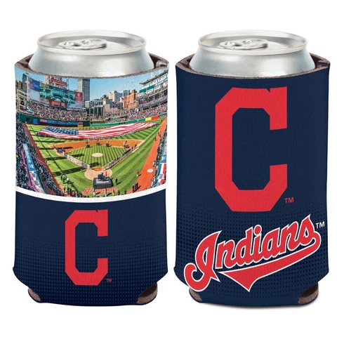 Cleveland Indians Stadium Can Cooler 12 oz. Koozie Cover