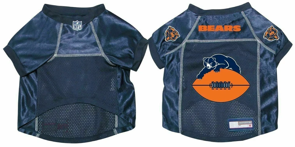 JERSEY RETRO PREMIUM CHICAGO BEARS PERRO GATO RETRO con ETIQUETA DE NOMBRE ELIGE LA TALLA Foto 1 de 1
