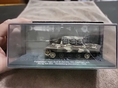 Tanque DeAgostini Tiger Segunda Guerra Mundial (Sd.Kfz. 186) Jagdtiger Heidelberg (Alemania) 1945 Foto 1 de 4