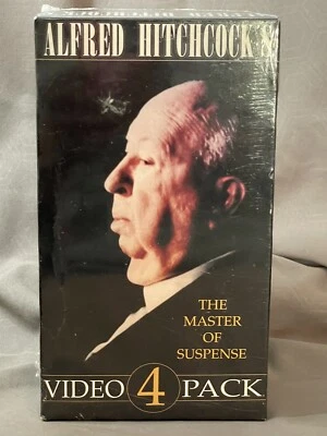 Alfred Hitchcocks 4 Pack VHS Tape Box Set Sabotage Secret Agent 39 Steps NEW - Image 1 of 4