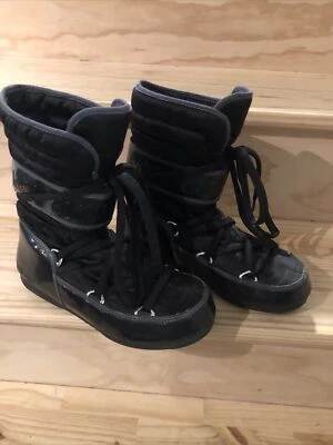 Auténticas Botas Tecnica Moon Originales Para Mujer Talla US 8 Todas Negras Foto 1 de 4