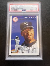 2000 DEREK JETER TOPPS HERITAGE NM 8 PSA POP 1