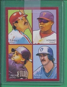 Schmidt-Howard-Yount-Fielder 2009 4 en 1 Upper Deck #29 - Imagen 1 de 1